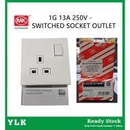 MK E2757 S2757 13A Single Switch Socket Outlet 13A Switch Electric One Gang Electric Socket 13A Sock