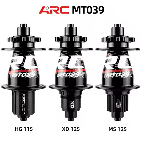 ARC MT039 MTB Bike Hubs 32 Holes Front 9/15x100mm Rear 135 142mm Bicycle Hubs 6 Pawls 114 Clicks for
