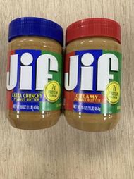 **愛洛奇**美國JIF花生醬(454g/瓶)(香滑，顆粒)