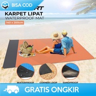 Folding MAT WATERPROOF CAMPING MAT 140x200cm PORTABLE Bag