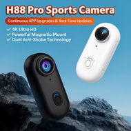 4K/WIFI🔥 Vlog Action Camera H88 Pro Magnetic Thumb Sports Camera / Portable Waterproof Shockproof Go