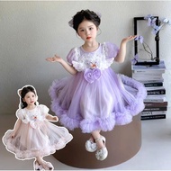 (AGE 3,4,5,6TH) DKJA-DRESS ZOOTOPIA RIBBON *LIGHT UP LIGHTS