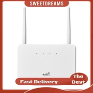 4G LTE CPE Router Modem 300Mbps WiFi Router External Antenna with Sim Card Slot US Plug for Home Tra