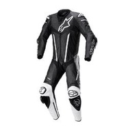 [安信騎士] Alpinestars FUSION 連身皮衣 黑白 競賽級牛皮 防摔 賽道 騎士 一件式