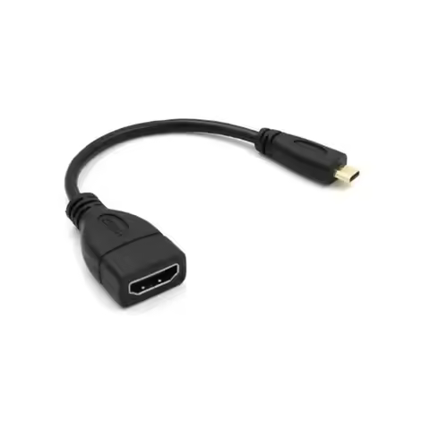 Micro HDMI To HDMI Data Transmission Line Micro HDMI To HDMI Female Adapter Cable Raspberry Pi 5/Pi 