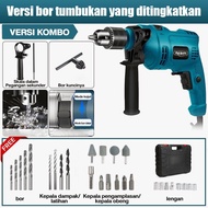 REAIM Mesin Bor Listrik 13mm Bolak Balik Electric Drill Bor Beton Kayu Besi Tembok