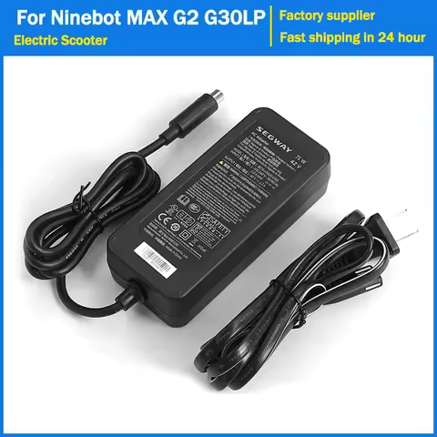Charger Adapter for Segway Ninebot MAX G2 G30LP F65 F40 F30 F20 D28 D40 ES2 ES4 E22 E45 for 36V Lith