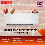 ACSON 5 STAR 1HP-2.5HP INVERTER AIRCOND (REINO+) - A3WMY10BF/A3WMY15BF/A3WMY20BF/A3WMY25BF