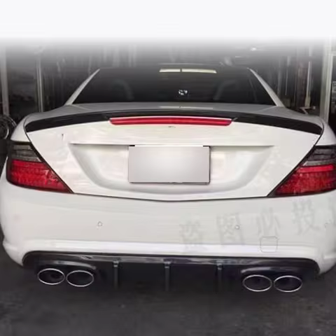 Suitable for Benz SLK R172 SLK200 SLK250 SLK 350 2005-2019 (AMG version only) Carbon fiber rear bump