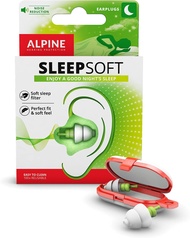 Alpine SleepSoft Sleeping Earplugs - Ultra Soft Filter for Side Sleeper - Reduce Noises & Improve Sl