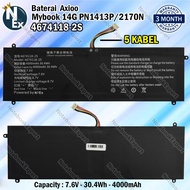 Baterai Battery Laptop Axioo Mybook 14G PN1413P 2170N 4674118-2S 5 Kabel Ori