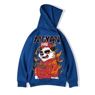 Sweater Hoodie Panda MOYAN FIRE Jumper Pria Wanita Bahan Fleece Tebal Ukuran S M L XL XXL XXXL