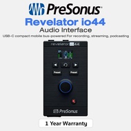 Presonus® Revelator io44 USB-C Audio Interface ออดิโออิโออินเทอร์เฟส สำหรับมือถือ เสียบใช้ไฟ้าจากมือ