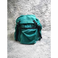 Green Drawstring Backpack
