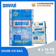 Shure Ice Bag Plastic 4 x 12 100pcs & 500pcs