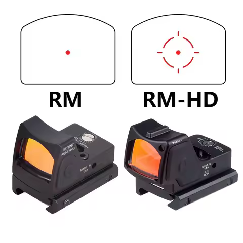 Metal Mini Red Dot Sight RM RM-HD Reflex Optic Sight Scope For Glock 17 Airsoft Scope Sight 20mm Pic