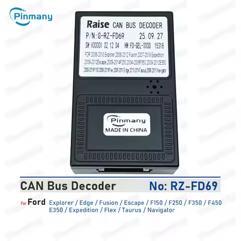 Car Radio CAN Bus Decoder RZ-FD69 for Ford Explorer Edge Fusion Escape F150 F250 F350 F450 E350 Expe