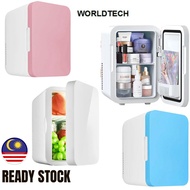 WorldTech Fridge Mini Freezer 8L Portable Dual Use Car Home Refrigerator Cooler Box Peti Sejuk