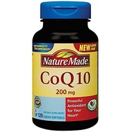 Nature Made CoQ10 Naturally Orange 200 mg - Dietary Supplement 120 Softgels