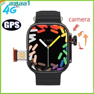 sat Smart Watch Video Calls 2.04" Screen Fitness Tracker Smartwatch With Camera Support SIM LTE Wifi GPS Smart Watches