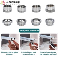 MIOSHOP Water Filter Adapter, Metal 18/20/22/24mm To 22mm Faucet Adapter Set,  With Washer Faucet Co