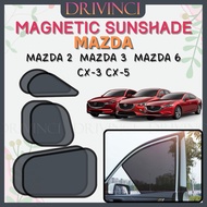 MAZDA CX-3 CX-5 KF KE Mazda 2 Mazda 3 Mazda 6 HB Sedan DJ DL Magnetic Sunshade Window Shade Rear