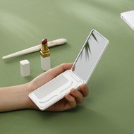 Travel portable folding mirror with comb, handheld high-definition glass makeup mirror  折叠镜A33