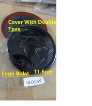 Proton S70 Emblem Logo Glossy Matte Black Carbon