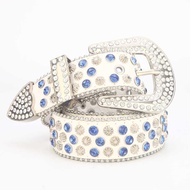 Fashionable All-Match Ladies Rhinestone Belt Wide Belt Diamond Decoration Flash Diamond Belt Diamond