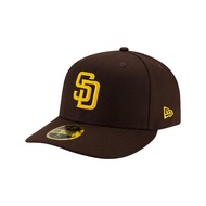 NEW ERA 59FIFTY LOW PROFILE MLB San Diego Clerks Brown Slightly Curved Eaves Full Cover 5950 LP