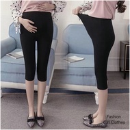 Quần thai sản mỏng mùa hè thời trang cỡ lỡn mang thai legging mang thai quần lửng quần đùi bà bầu qu