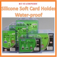 ID Card Holder Exhibition Pass Silicone Soft Holder Waterproof With Seal Conference Event Pass