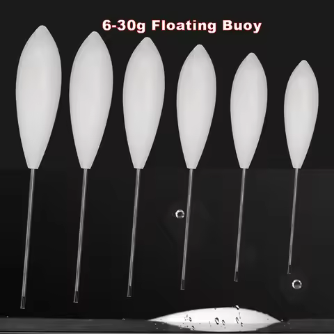 6g-30g Fishing Float Bombard Shape Acrylic Fishing Float Upward Bobber For Carp Bass Fishing Tackle