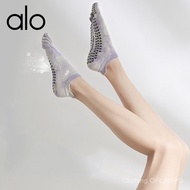 [alo][Authentic]alo yogaPilates Finger Socks2023New Yoga Socks Tie-Dyed Mesh Finger Socks Non-Slip F