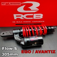 RCB Absorber Flow-S Yamaha Solariz Avantiz Egos Ego 305MM Racing Boy Absorber Red Accessories Motor