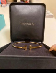 Tiffany t wire bangle rose gold