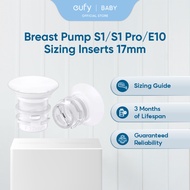 eufy 15 /17 /19 /21mm Inserts (2-Pack) for Wearable Breast Pump S1/S1 Pro/E10/E20, Silicone Sizing I