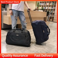 Travel Bag Trolley Bag Large Capacity And Durable Hand Luggage Black Luggage Bag With Wheels