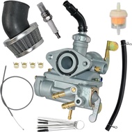 CT70 Carburetor for Honda CT70H CT 70 KO Trail Bike Carb 1969-1977 with Throttle Cable & Air Filter