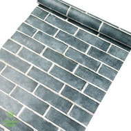 45cm x 10meters Self-Adhesive Brick Wallpaper Backsplash Tiles Walll Sticker