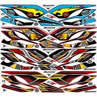 (COD) Yamaha Bison Striping sticker Yamaha Bison carburetor Decal/