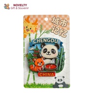 CHENGDU CHINA Refrigerator Magnet Resin Souvenir Refrigerator Stickers Souvenirs CHENG DU CHINA Coun