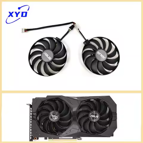 NEW 95MM 6PIN T129215SU Graphics Card Fan Replacement For ASUS ROG Strix GTX 1660 1650 SUPER GTX1650