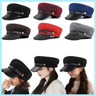 WITTE Navy Cap, Vintage Flat Top Hat Beret Hats, Flat  Cap Salior Hat Duck Tongue Cap Painters Cap F