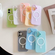 Macaron Magnet Case IP11 Series Until IP17 Plus