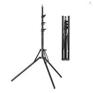 Photography Lighting Stand Stuido Light Tripod Stand Metal Ring Light Stand 200cm/ 78.7in Max. Heigh