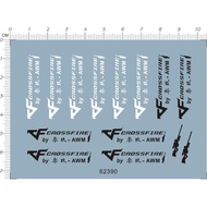 62390-A3015 CF crossfire awm ak47 Team Zero Nine Mouse Keyboard Water Sticker