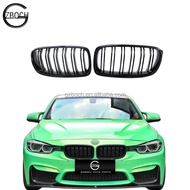 F30 car grill for BMW F30 F35 3 series gloss black grill double line grills 2012-2019 For BMW F30 ac