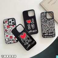 Case Protective Case ax Case 13 Shock-resistant 1o14rom Korean Style Love Heart Sticker Creative Suitable for iphone15pr2 Mirror