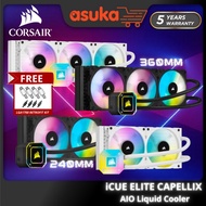Corsair iCUE H100i | H150i ELITE CAPELLIX AIO Liquid CPU Cooler ( Black | White )
